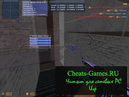 Мясной чит для cs 1.6 Pistol Whip ReBoRn hitbox