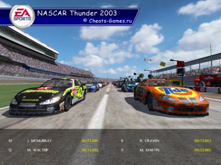 Игра NASCAR Thunder 2003 очередной автосимулятор от ЕА Sports