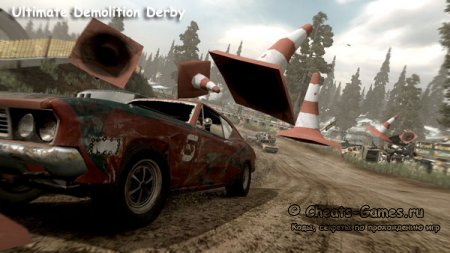 Геймплей игры Ultimate Demolition Derby