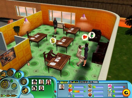 Сходство игры The Partners с The Sims